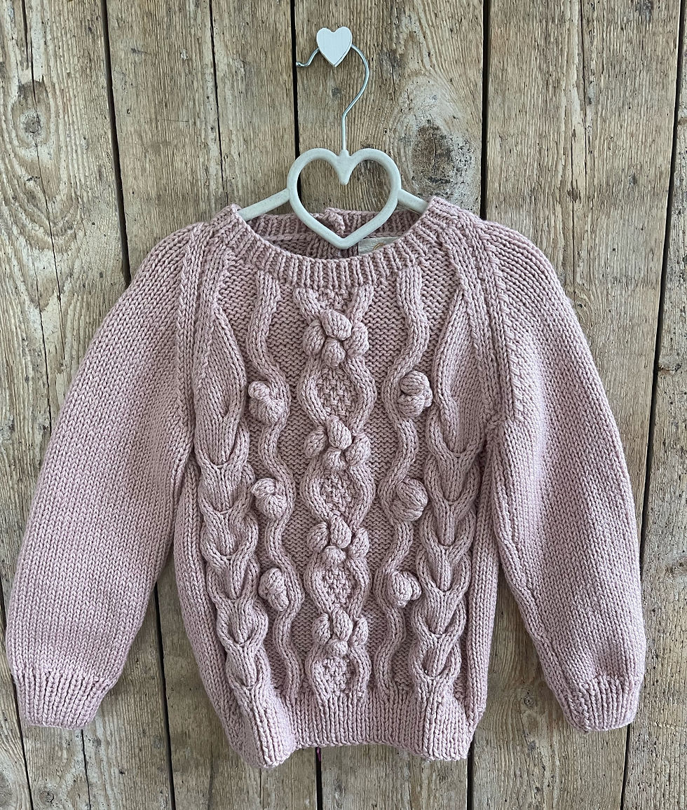 Girl's Cardigan Sweater | Handmade in Argentina