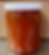 Golden shiro yellow plum jam in a jar
