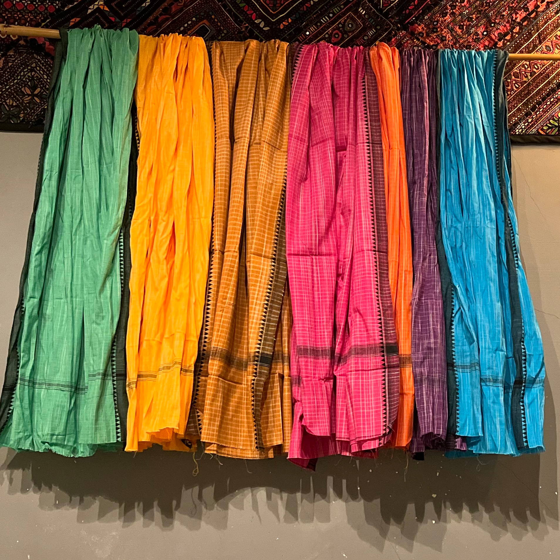 BALAJI風格純棉圍巾/披巾/萬用巾/布品