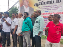 மணிப்பூரில் நடைபெறும் கலவரத்தை தடுத்து நிறுத்த கோரி கிறிஸ்தவ மக்கள் இயக்கம் போராட்டம்.
