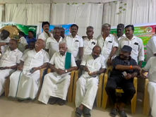 லூலூ மார்க்கெட்  அனுமதியை  ரத்து செய்யக்கோரி வணிக அமைப்புகள் போராட்டம் வெள்ளையன் சௌந்தர்ராஜன் கைது.