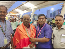 ஜனநாயக அனைத்து பத்திரிகை உறவுகள் பாதுகாப்பு நல சங்கம் -  தமிழ்நாடு,  நிர்வாகி வெளிநாடு சுற்றுப்பயணம்