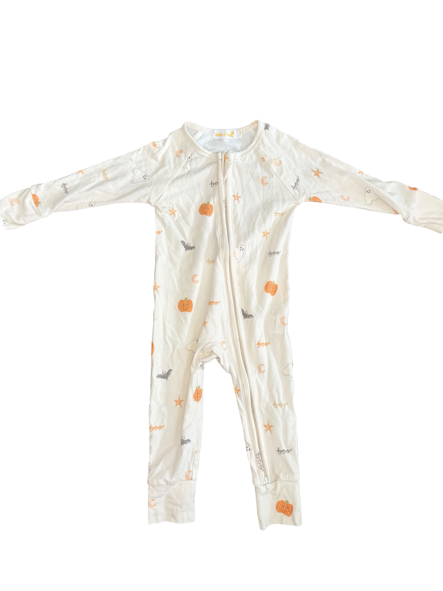 Little & Fern Halloween Print Zippy  