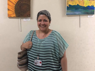 Simon Cancer Center Art Therapy Reception