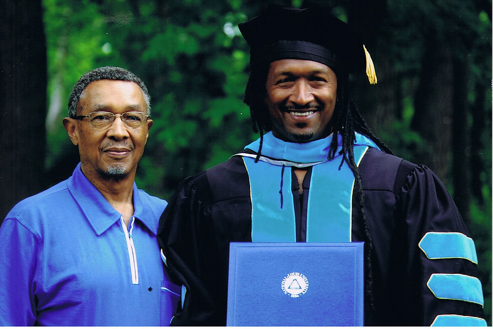Copy of My father and I celebrating my graduation from National Louis University in 2011.j