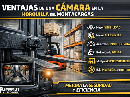 📷 Ventajas de Instalar una Cámara entre la Horquilla de tu Montacargas