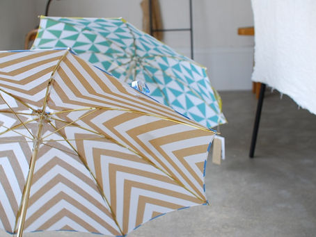 手ぬぐい日傘(UV加工済) 入荷しました