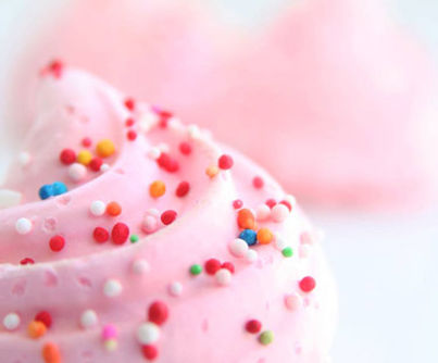Pink Dessert Closeup