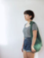 Island Workbench 島中坊研 長洲 cheung chau lady girl gift 禮物 免郵 free shipping cotton linen 棉 麻 基本日常作 basic item 四帶 日常 袋 bag green 綠