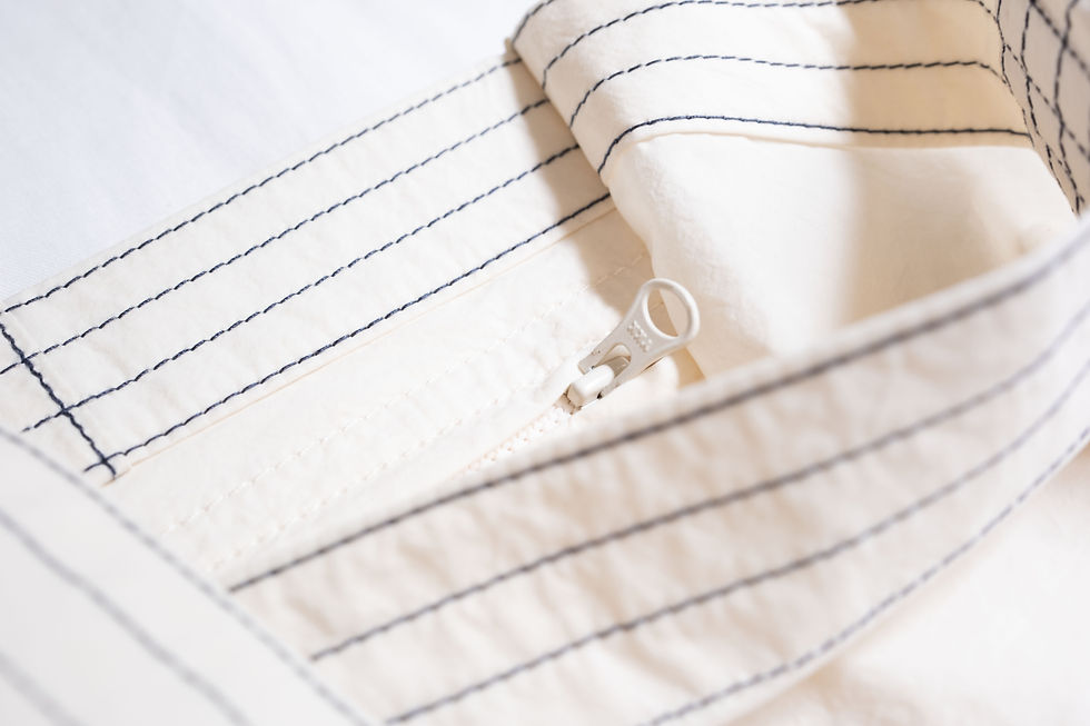 縮圖：11週年紀念 Totebag  (米色配深藍印花)