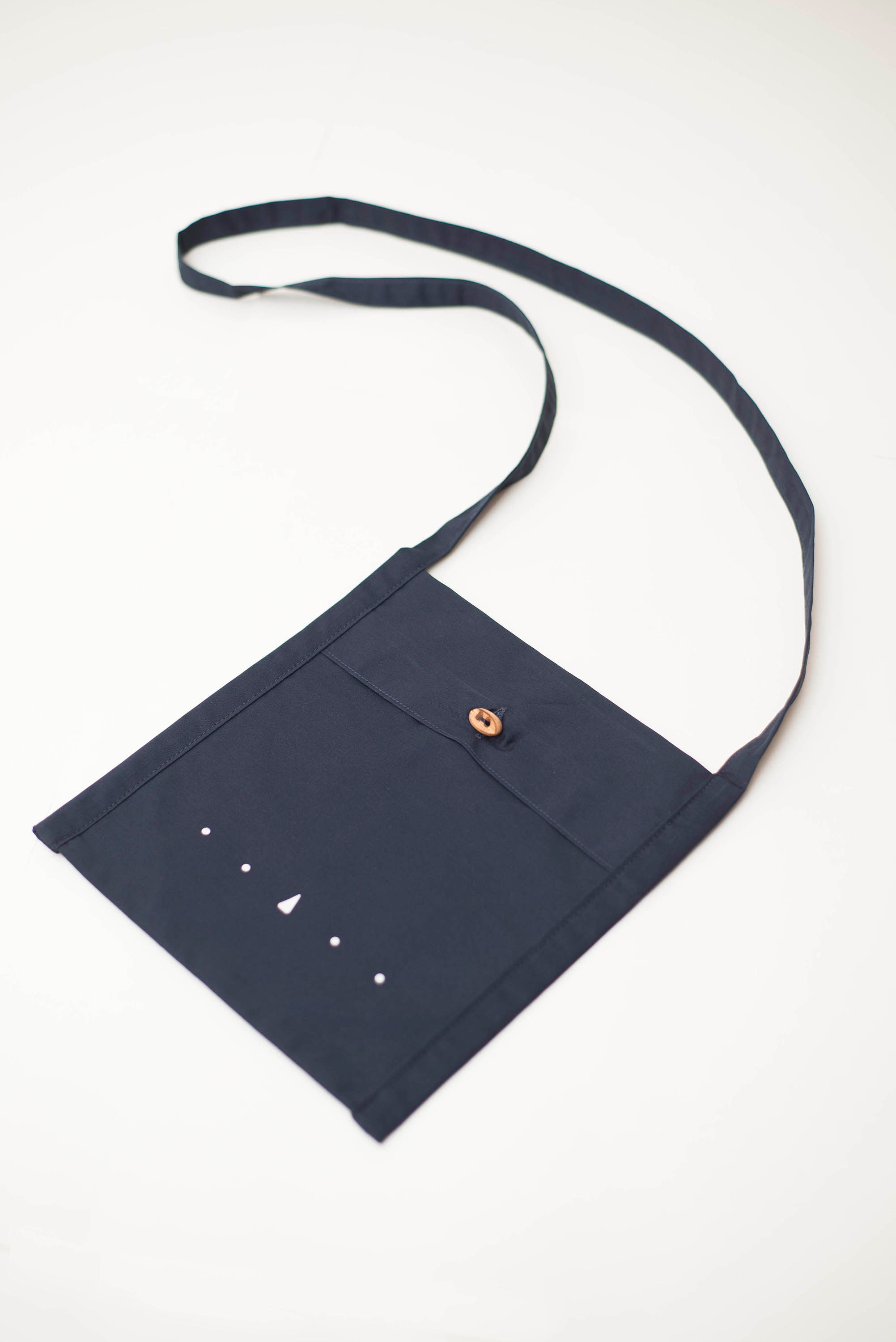 基本日常作  有機棉日常袋 深藍色