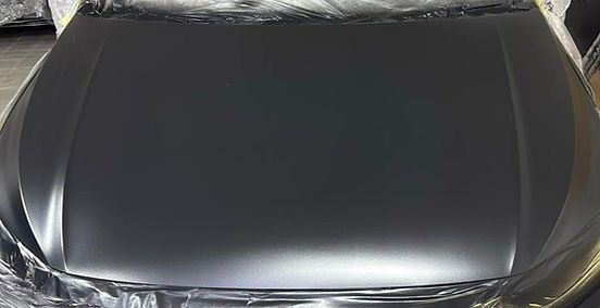Expert car bodywork repair and paint refinishing process