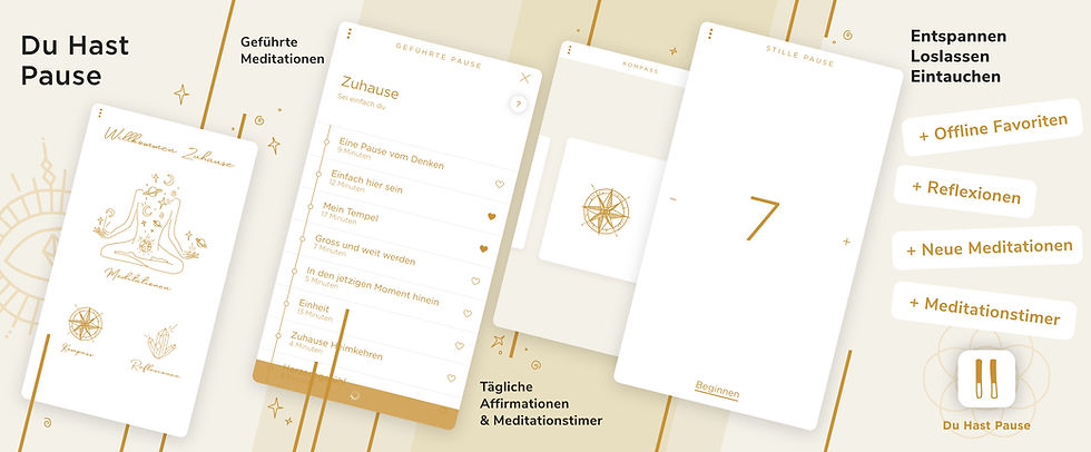 Self-Coaching mit der deutsprachigen Meditations-App Du hast Pause