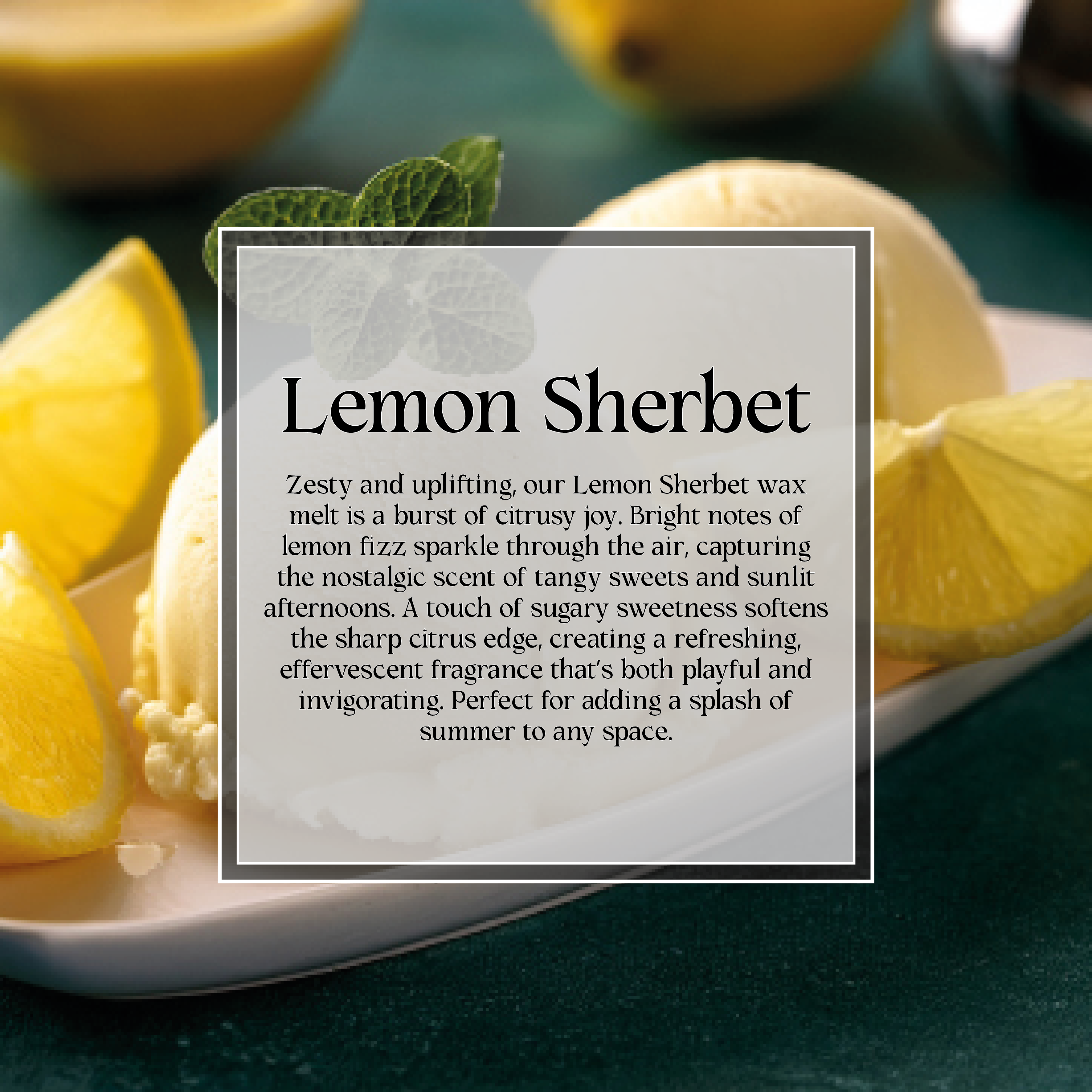 Lemon Sherbet Wax Melt Bar