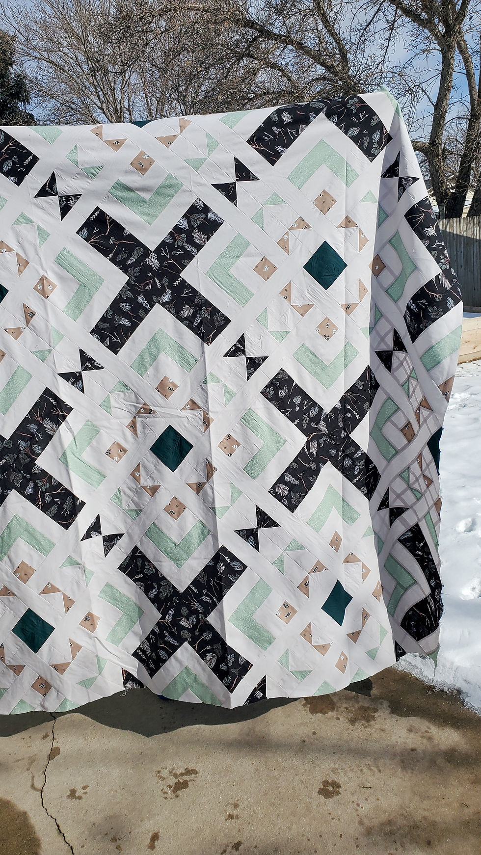 Thumbnail: Cross Track PDF Quilt Pattern