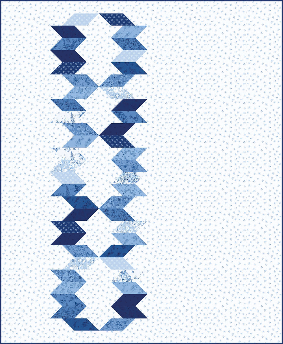 Thumbnail: Starburst Paper Quilt Pattern (PRINTED BOOKLET)