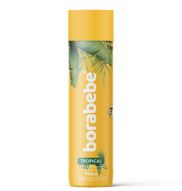Coquetel Gin Borabebe sabor Tropical - 900 ml