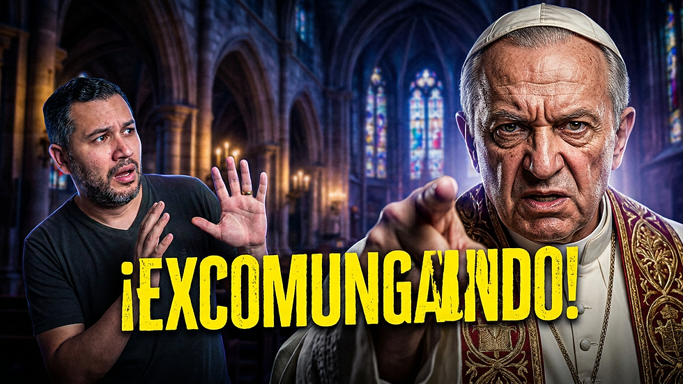 PAPA LEÃO EXCOMUNGA HEREGE AKEL e SEITA X: FORA DA IGREJA NÃO HÁ SALVAÇÃO!