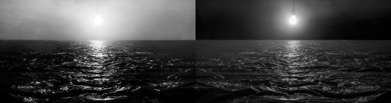 "Plastic Ocean - Diptych" from the project "Disposable Worlds" by Dave Hebb