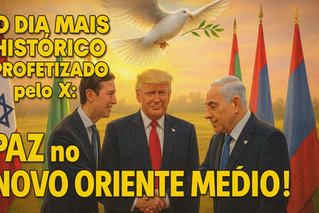 🌍🔥 O DIA MAIS HISTÓRICO PROFETIZADO pelo X ✨🕊️ PAZ no NOVO ORIENTE MÉDIO!