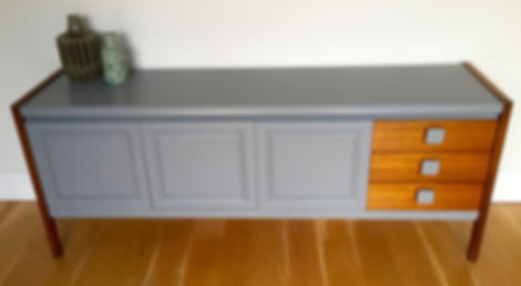 Up-Cycled Mid Century Sideboard in Grey