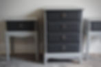 Thumbnail: Retro Vintage Four Piece Hand painted Stag Minstrel Bedroom Set