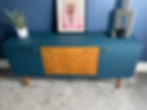Thumbnail: Mid Century Retro Vintage Painted Teak Sideboard