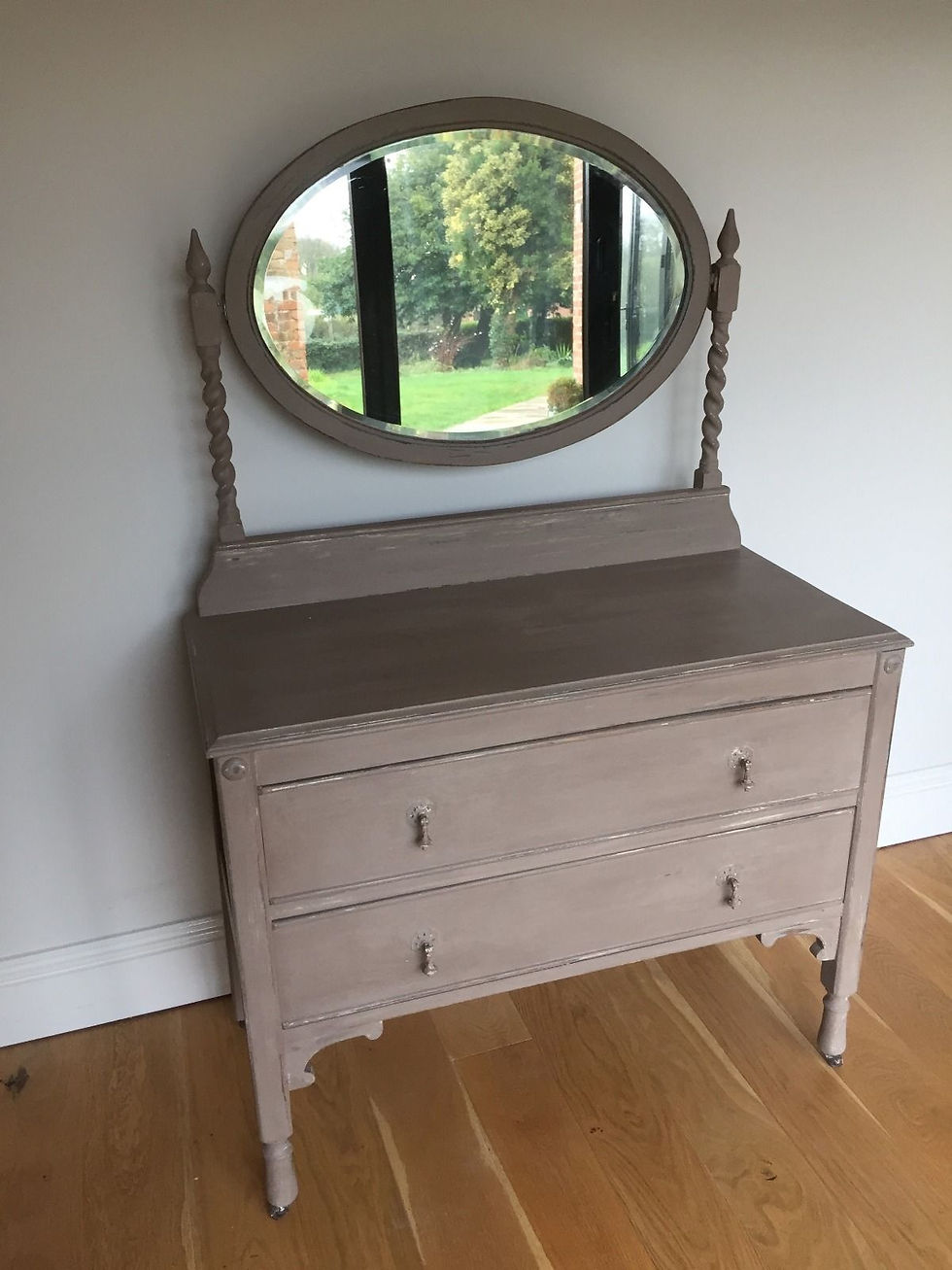 Thumbnail: Up Cycled Shabby Chic Antique Barley Twist Chest