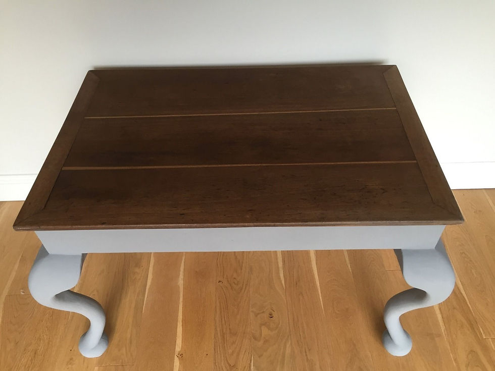 Thumbnail: Antique Upcycled Solid Oak Console/Dining Table