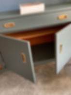 Thumbnail: Teak and painted mid century vintage retro sideboard 1960's