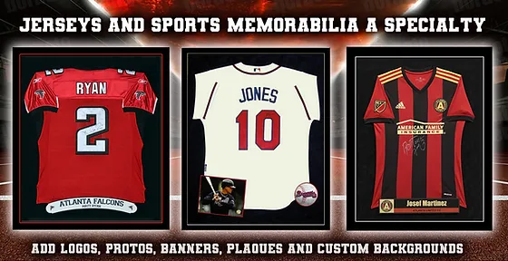 sports shirt framing near me