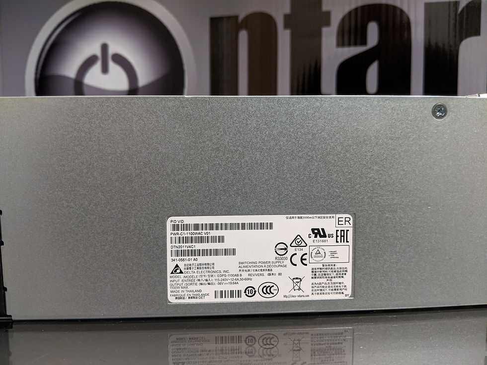 Thumbnail: Cisco PWR-C1-1100WAC 1100-Watt AC Power Supply