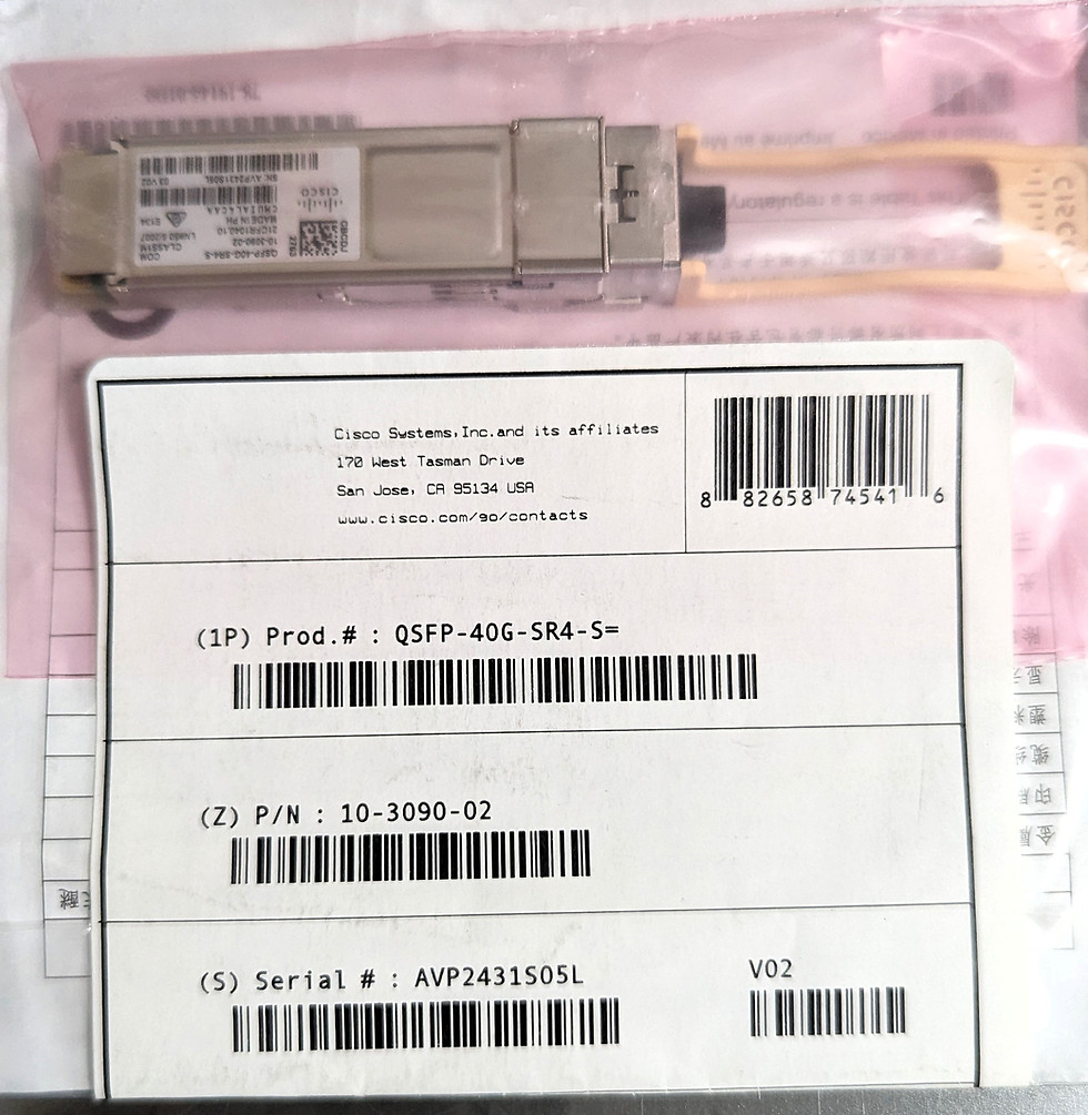 Thumbnail: Cisco QSFP-40G-SR4-S 40GBASE-SR4 QSFP Module