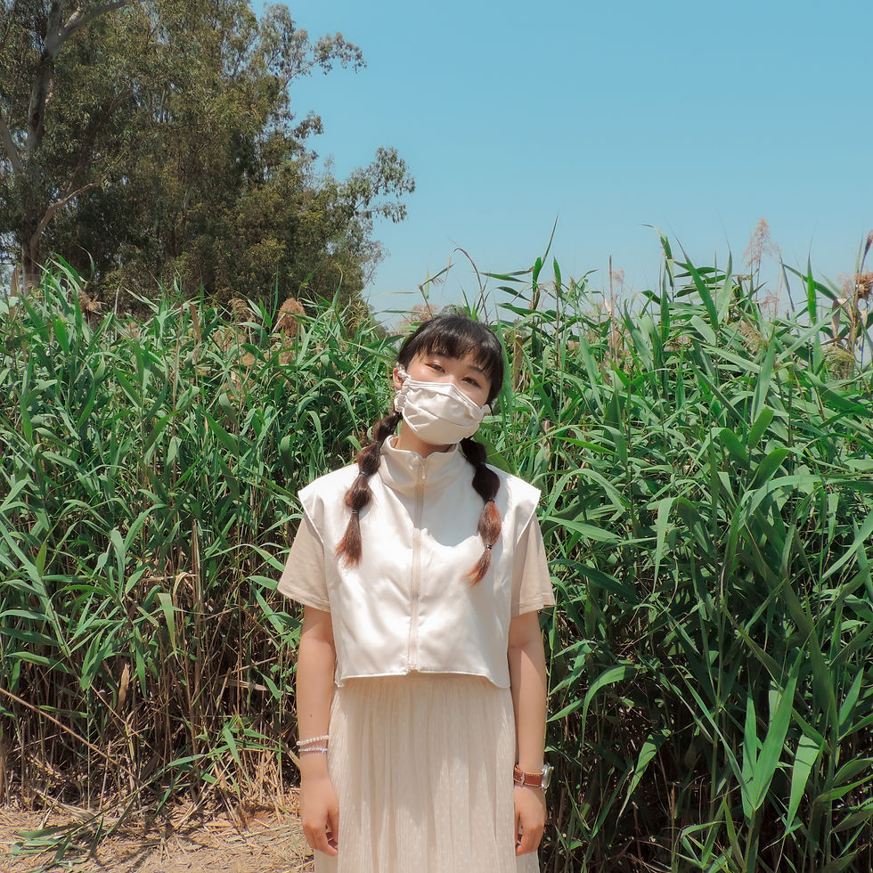 Thumbnail: Polyester Mask - Tranquil Blue