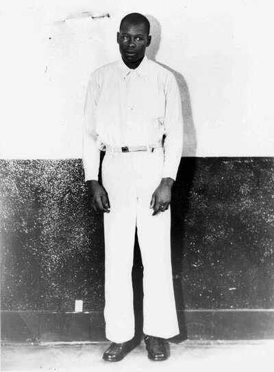 "Scottsboro Boy" Clarence Norris in Kilby prison in Montgomery, Alabama.