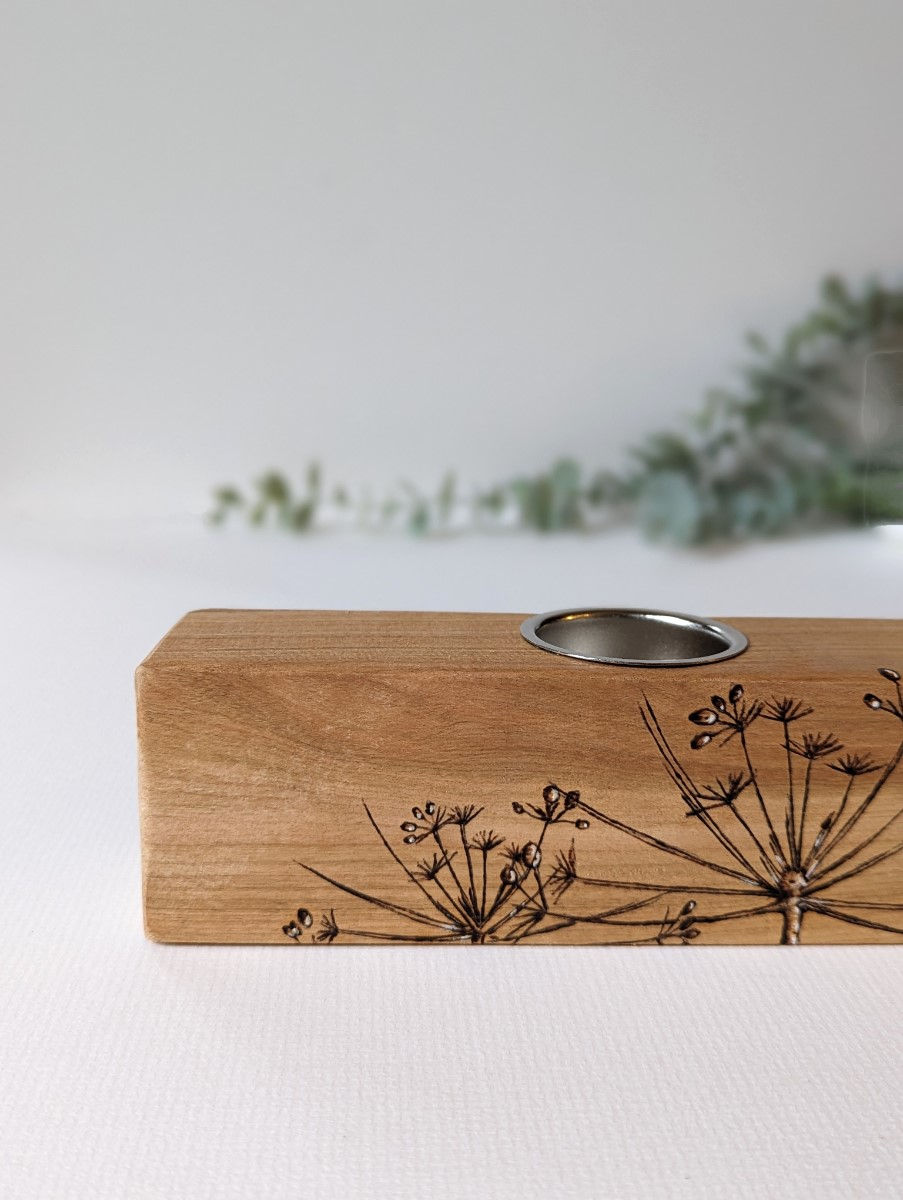Thumbnail: Candle Holder - Cow Parsley Seed Head