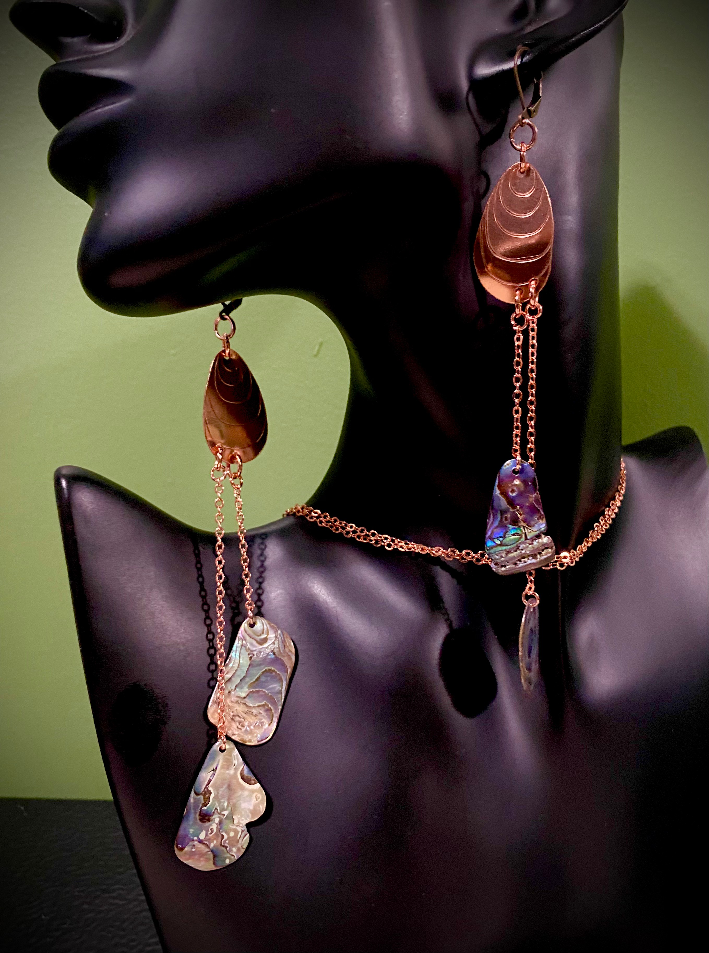 Mussel Shell Ocean Earrings