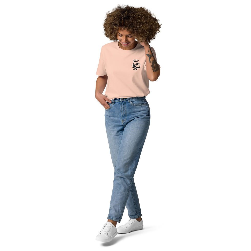 Thumbnail: Embroidered organic cotton t-shirt