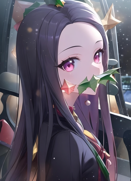 Anime Girl Art Fictional Character 禰豆子 Nezuko Selection #12