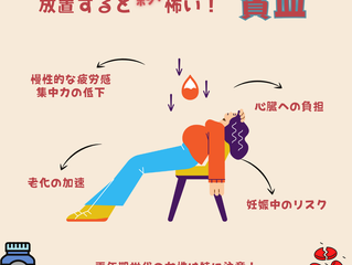貧血 鉄分不足 放置するとホントは怖い!
