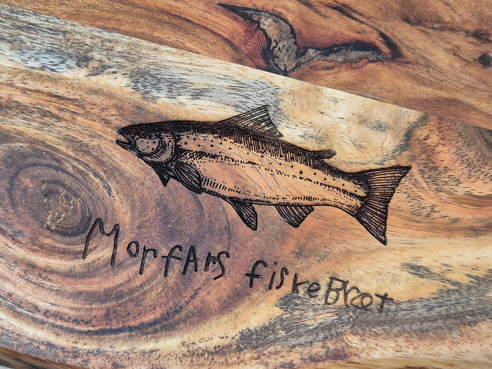 Morfars fiskebræt
