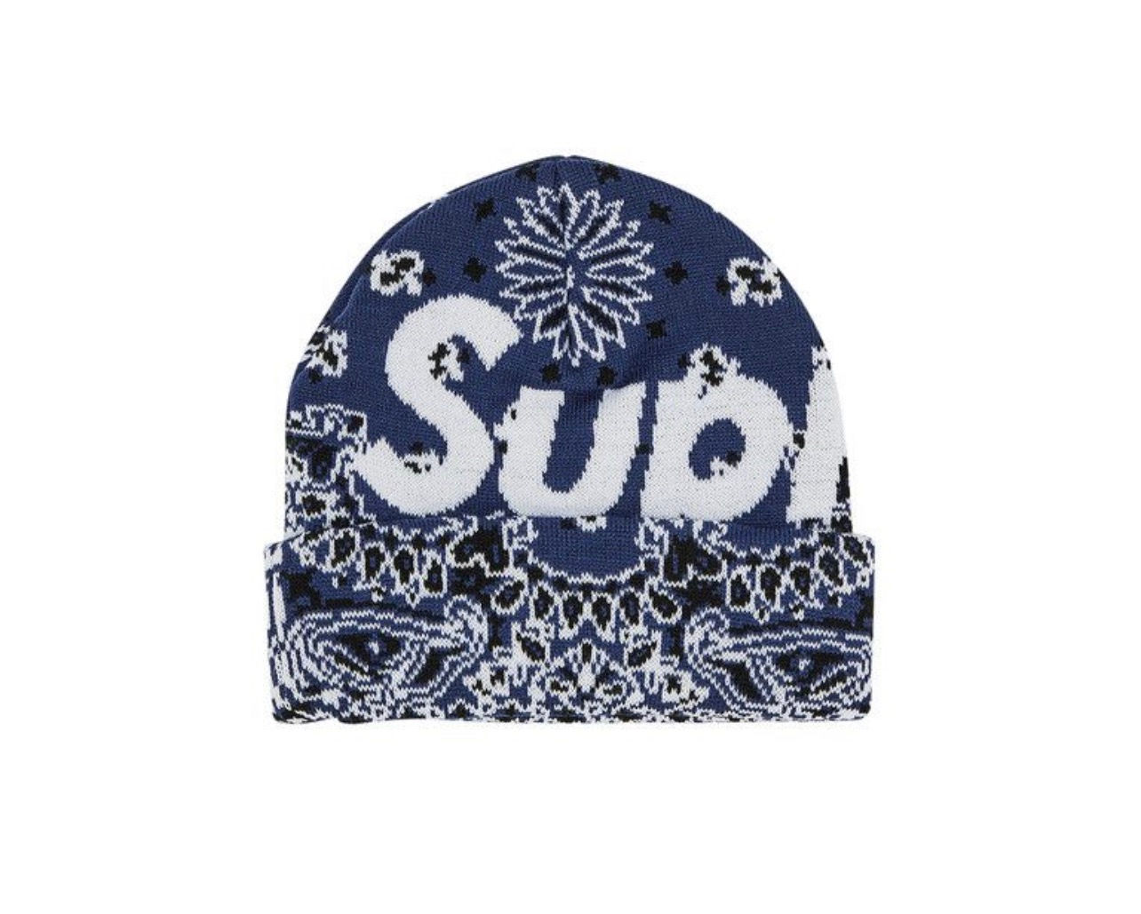 Supreme Beanie Bandana Navy