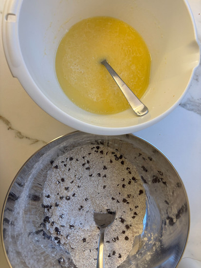ingredients for muffin recipe at home