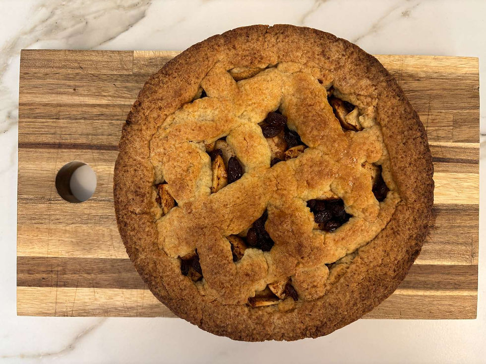 delicious vegan apple pie cinemon walnut