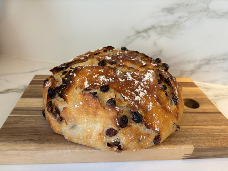 sourdough white raisin bread tasty delicious