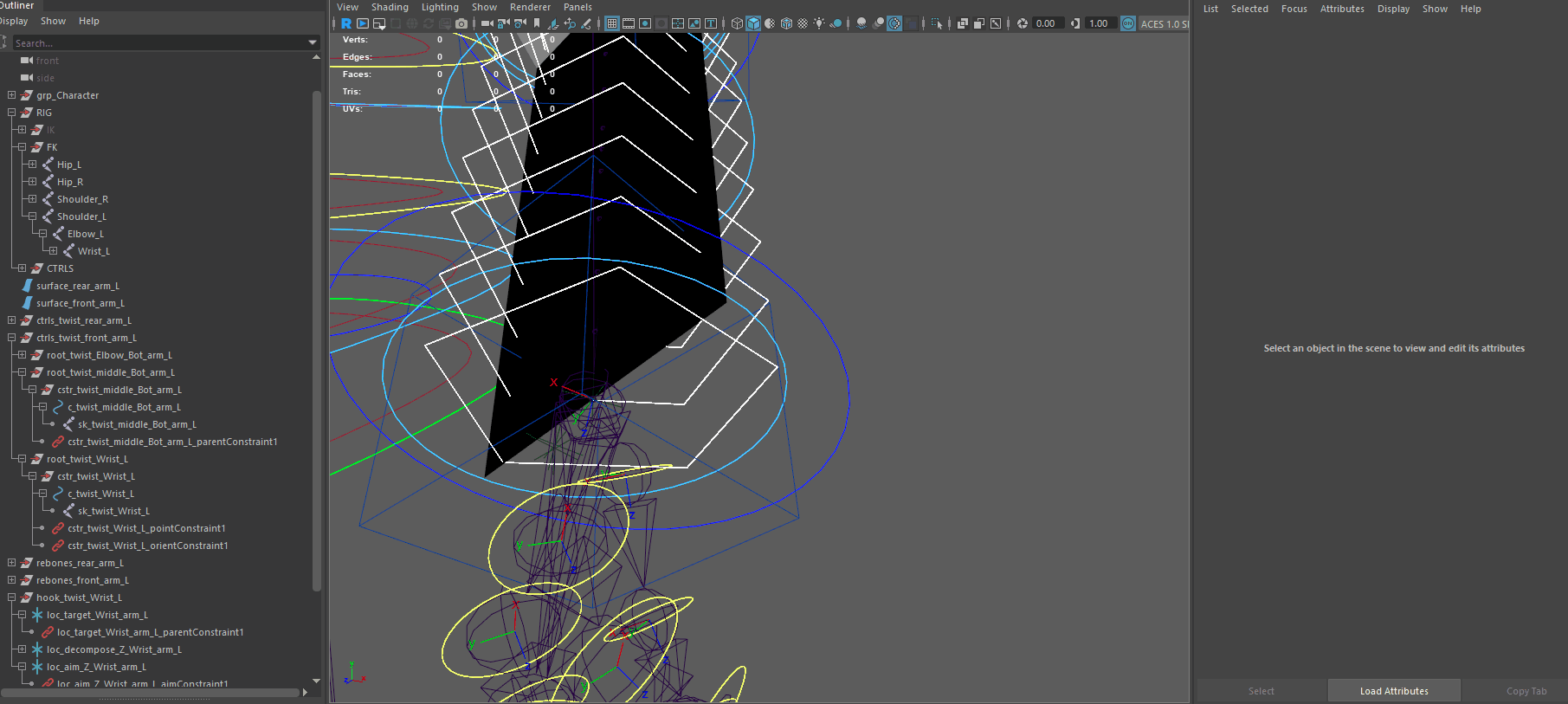 constraint maya