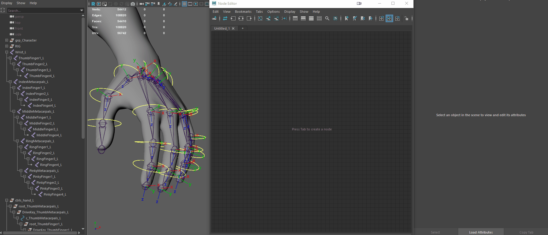 matrice constraint maya