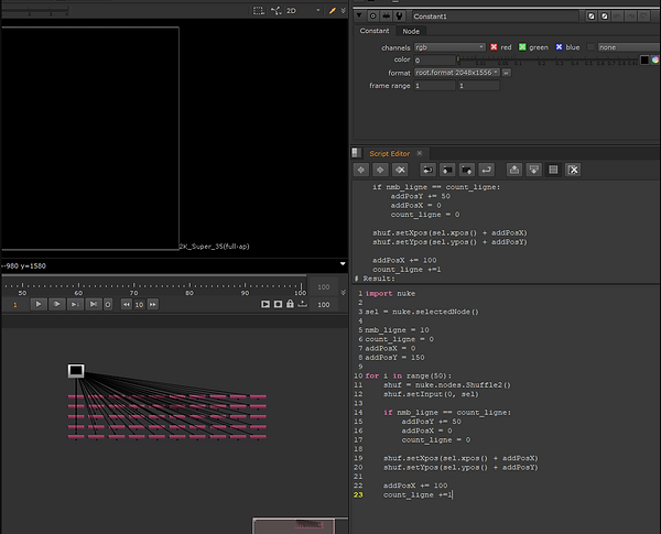 Python in nuke | Render Factory | Learning to use python in Nuke