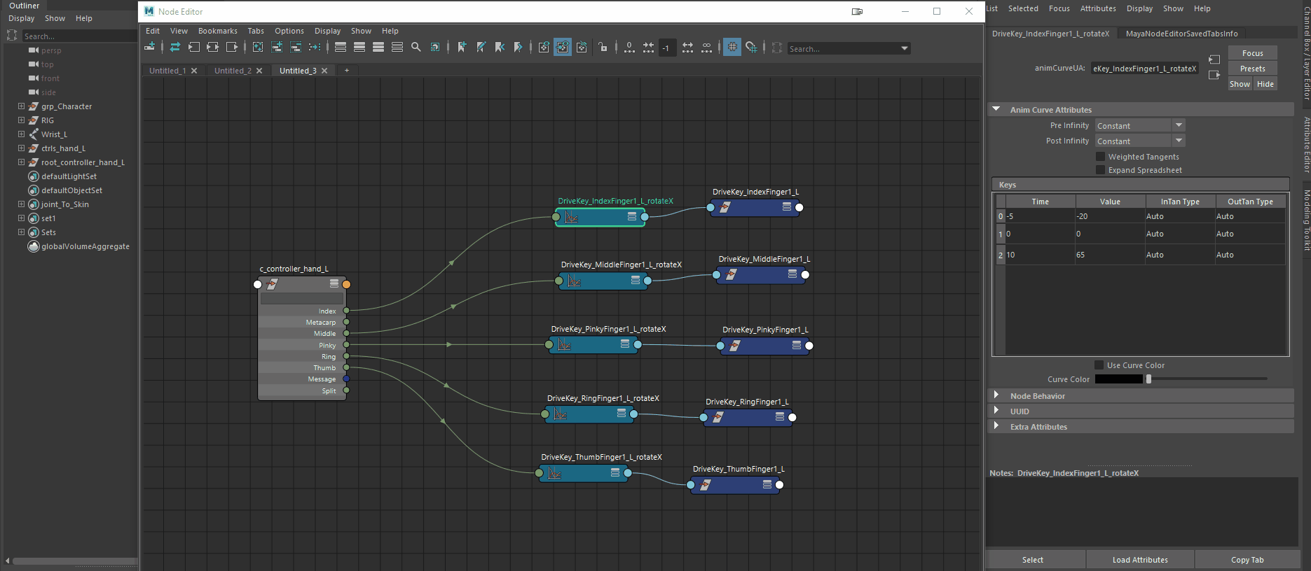 node graph maya