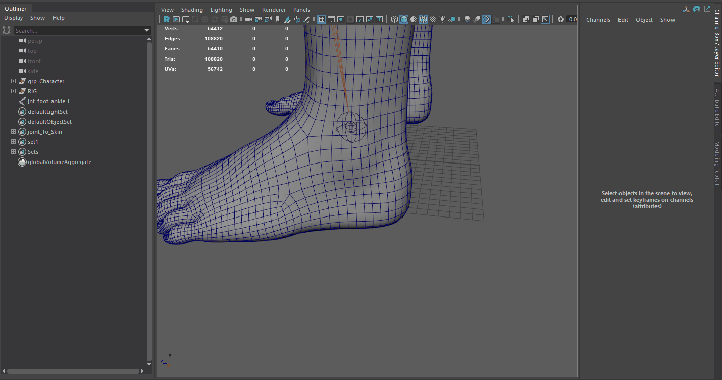 controller rig maya